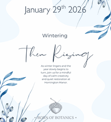  Wintering, Then Rising . A winter retreat 29/01/2026