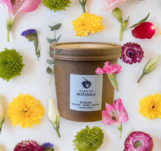 Sensual Candle - Refill | Luxury Scented Candle | Born of Botanics