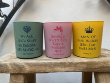  Shakespeare full size set of 30cl candles