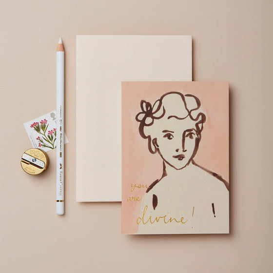 You Are Divine! - Greeting Card | Wanderlast Paper Co.
