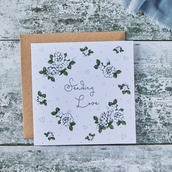 Sending Love - Greeting Card | Born of Botanics